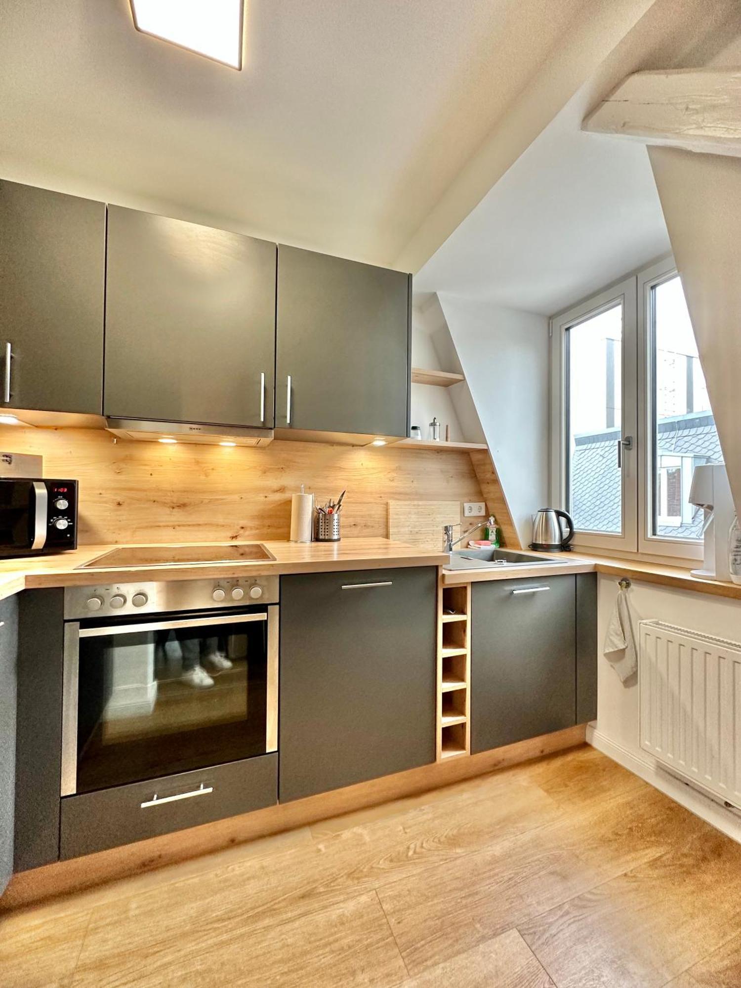 Modernes City-Apartment Mit Blick In Den Park Und 2 Baeder H9 Oldenburg Eksteriør billede